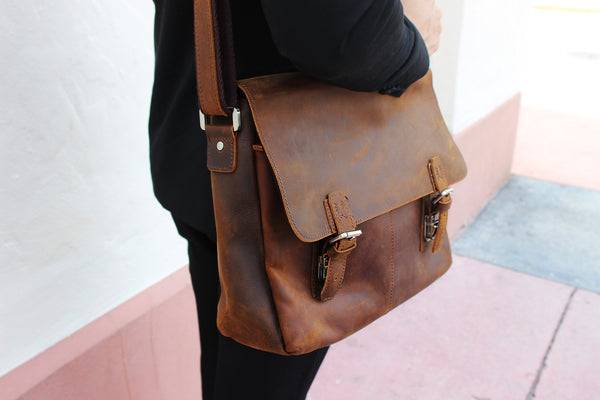 The Well-Informed Travelers Messenger Bag - Mustache Trading 