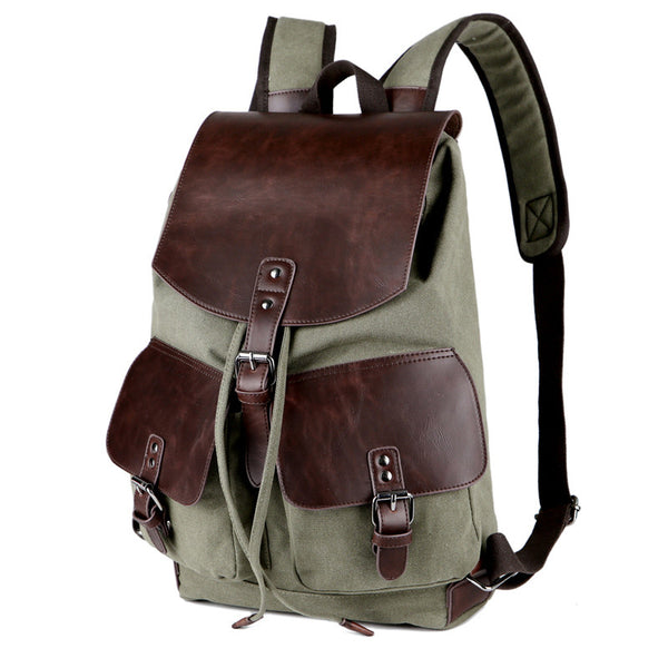 Vintage Book Bag Backpack - Mustache Trading 